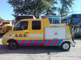 Mercedes Sprinter 2005, SOS autómentő  autódekoráció, autó dekoráció (Mobile Truck Kft.) 