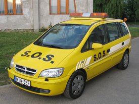 Opel Zafira 2005, SOS autómentő  autódekoráció, autó dekoráció (MMM Trans Kft.) 