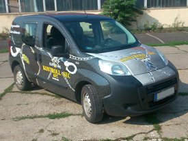 Citroen Nemo autódekoráció: Kontroll-Sec Kft. autó dekoráció 01