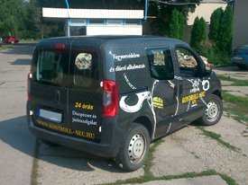Citroen Nemo autódekoráció: Kontroll-Sec Kft. autó dekoráció 07