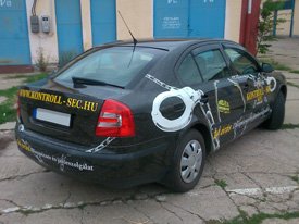 Skoda Octavia autódekoráció: Kontroll-Sec Kft. autó dekoráció 07