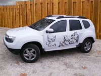 Dacia Duster kolibri  autódekoráció, autó dekoráció