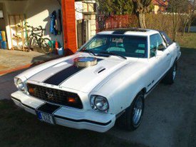 Ford Mustang versenycsík  autódekoráció, autó dekoráció