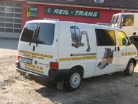 Real Euro Trans Kft. Volkswagen Transporter T4  autódekoráció, autó dekoráció