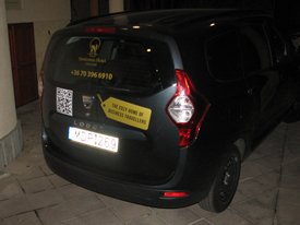 Semiramis Hotel autó dekoráció, autódekorácó