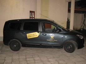 Semiramis Hotel autó dekoráció, autódekorácó