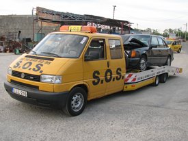 Volkswagen Transporter T4 SOS autómentő  autódekoráció, autó dekoráció (MMM Trans Kft.) 1