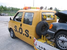 Volkswagen Transporter T4 SOS autómentő  autódekoráció, autó dekoráció (MMM Trans Kft.) 6